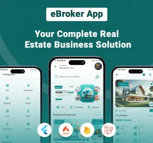 eBroker - Real Estate Property Buy-Rent-Sell Flutter app with Laravel Admin Panel | Web Version